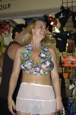 Body Painting 2005 photo - Duval Street, Key West
